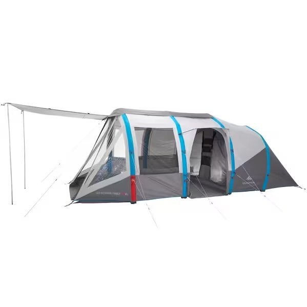 Quecha AIR SECONDS FAMILY 6.3 XL, Caravans en Kamperen, Tenten, tot en met 6, Zo goed als nieuw, Ophalen