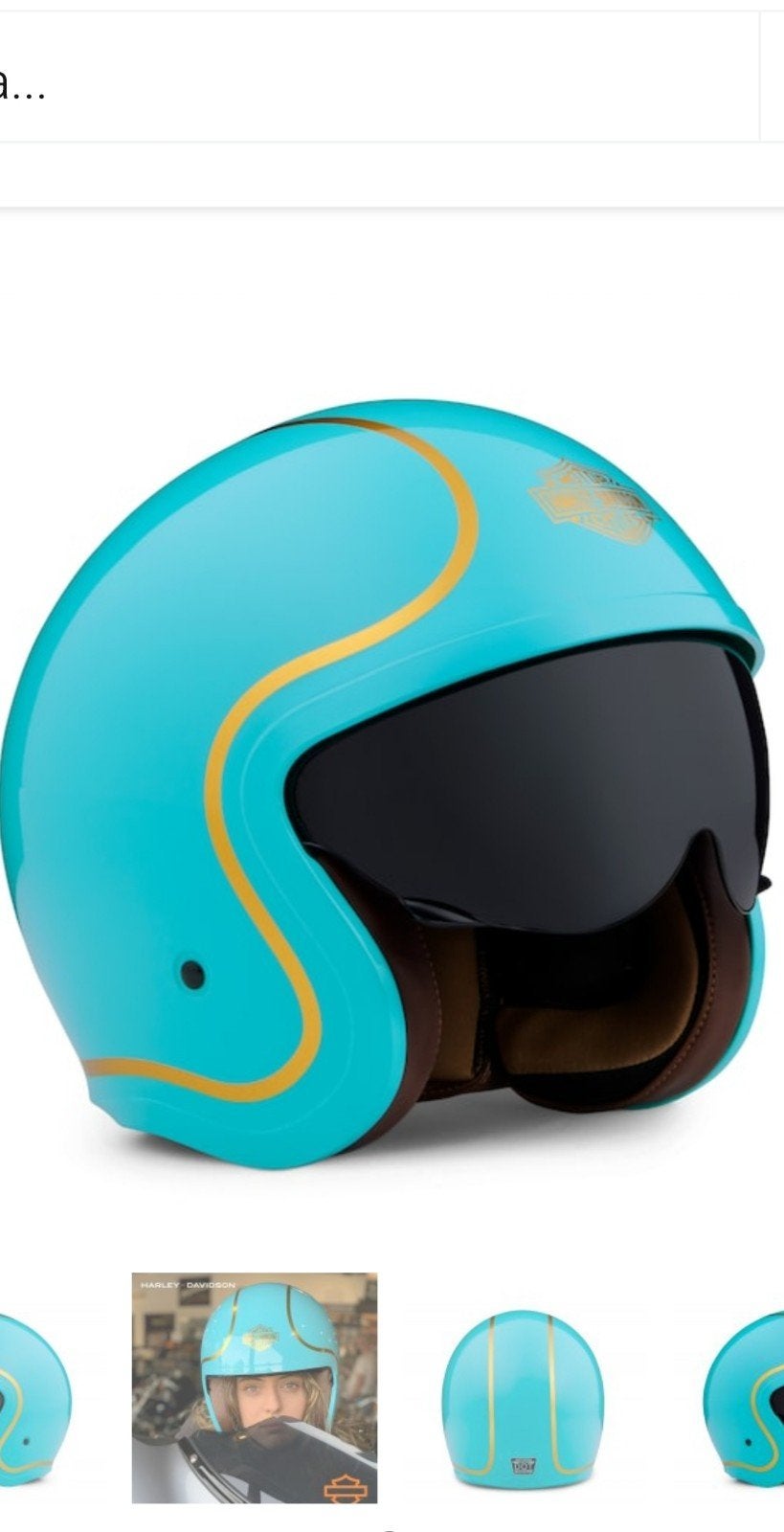 Harley Davidson jethelm, Ophalen of Verzenden, Jethelm