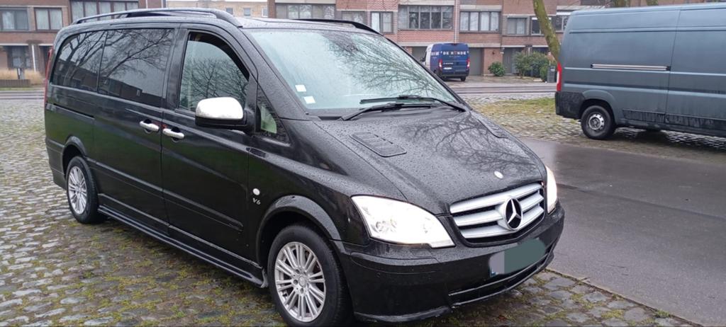Mercedes Vito 3.0 lichte vracht, Auto's, Bestelwagens en Lichte vracht, Automaat, Euro 5, Zwart, Mercedes-Benz