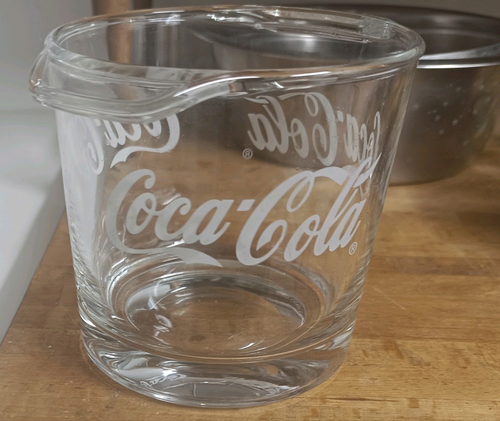 Coca-Cola ijsemmer - glas, Verzamelen, Ophalen of Verzenden, Nieuw, Overige typen