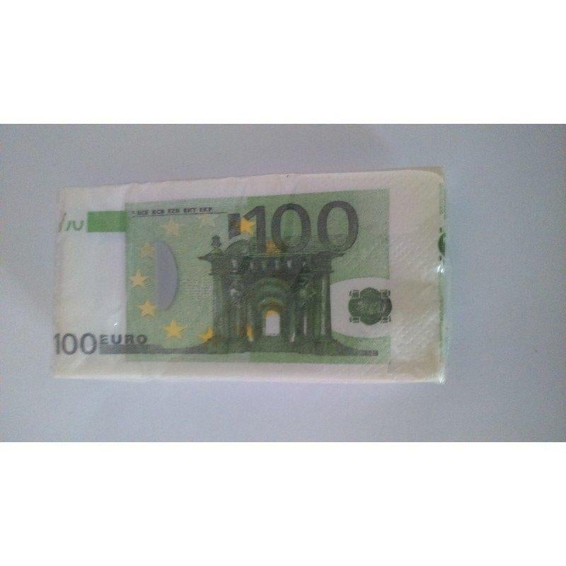 Paquet de 10 Mouchoirs Billets Euros N3, Enlèvement ou Envoi, Neuf