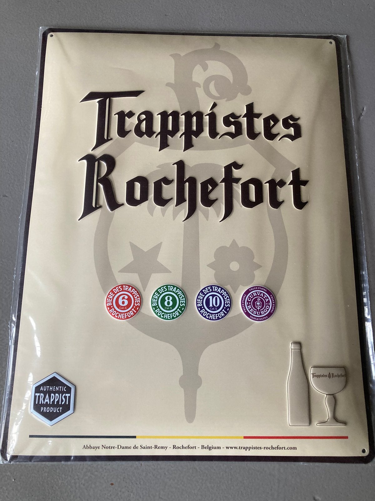 Rochefort trappist origineel, Ophalen of Verzenden, Zo goed als nieuw