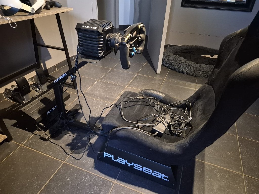 Simracing setup Fanatec PC, Games en Spelcomputers, Ophalen, Online, 1 speler, Virtual Reality