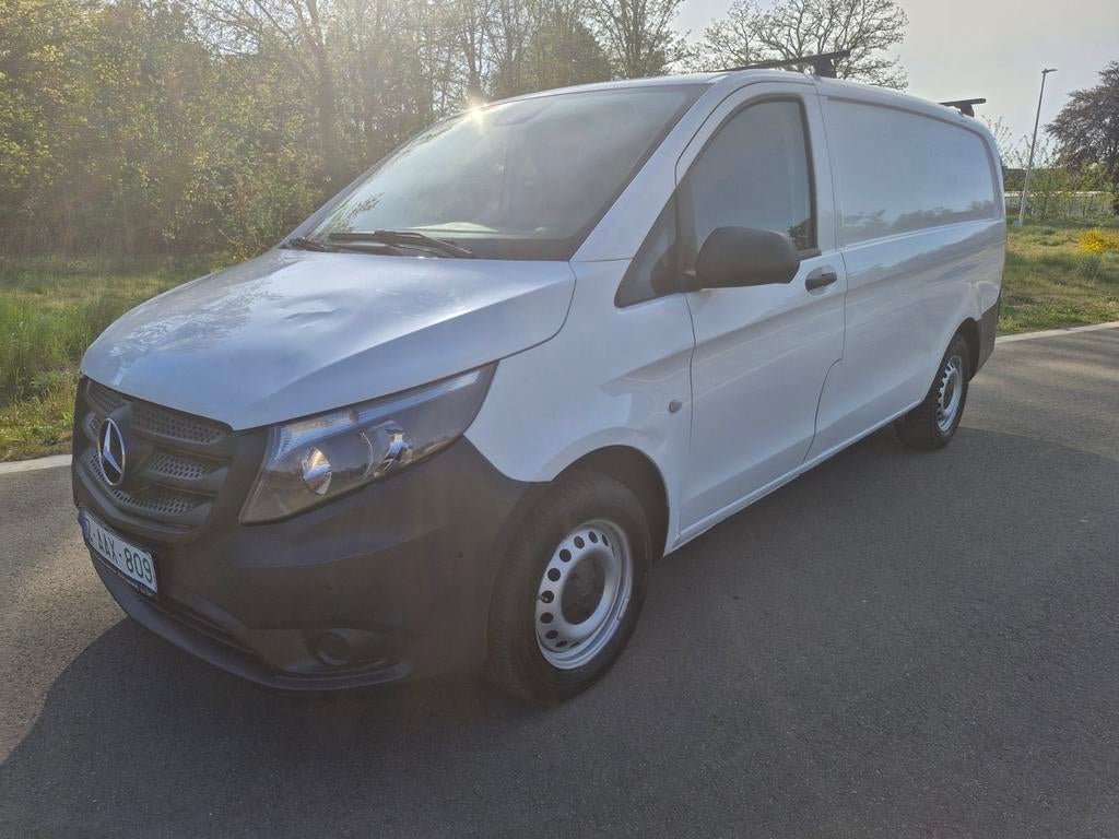 MERCEDES VITO 114 CDI BJ 2015 6 BAK NAVI AIRCO PDC L3EXPORT, 100 kW, Euro 5, Zwart, 4 cilinders
