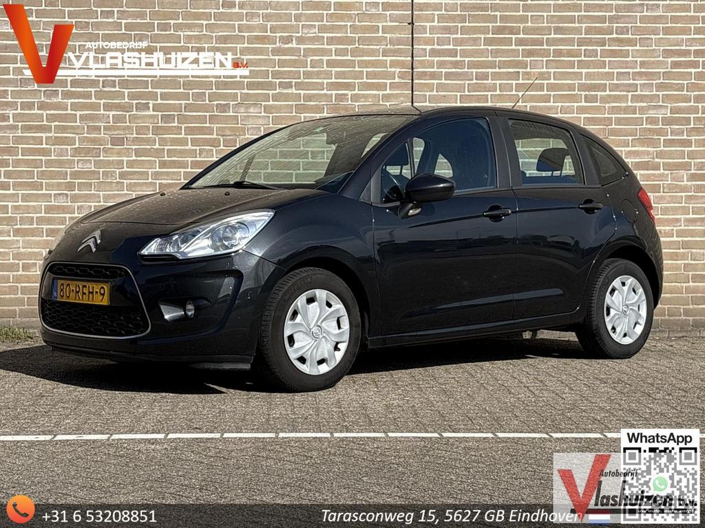 Citroen C3 1.6 e-HDi Dynamique | Cruise | Airco | Trekhaak |, Auto's, Zwart, Emergency brake assist, Te koop, Stadsauto