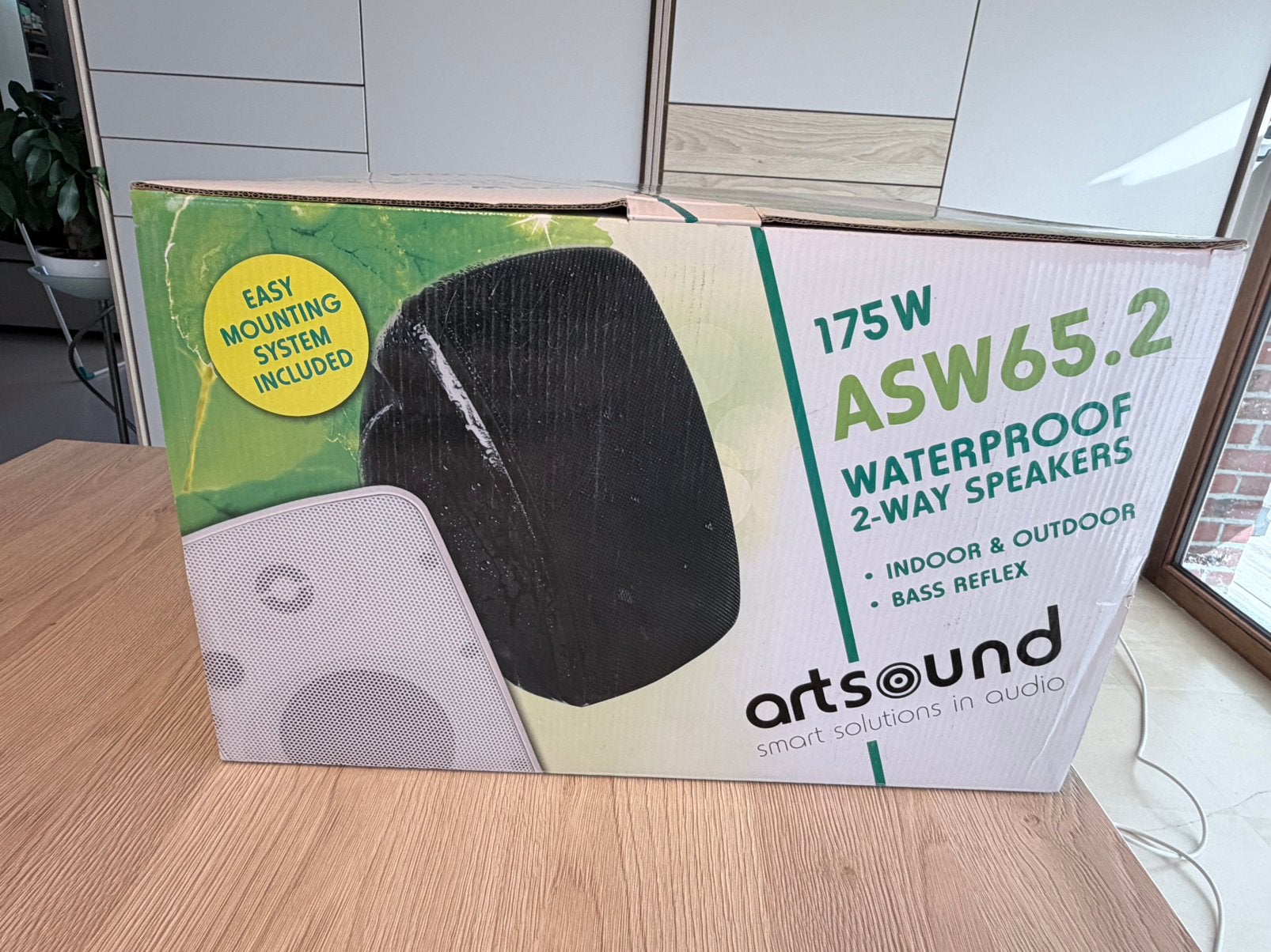 Artsound ASW65.2 W, Speakerset, Nieuw, Inclusief muurbeugels, Ophalen