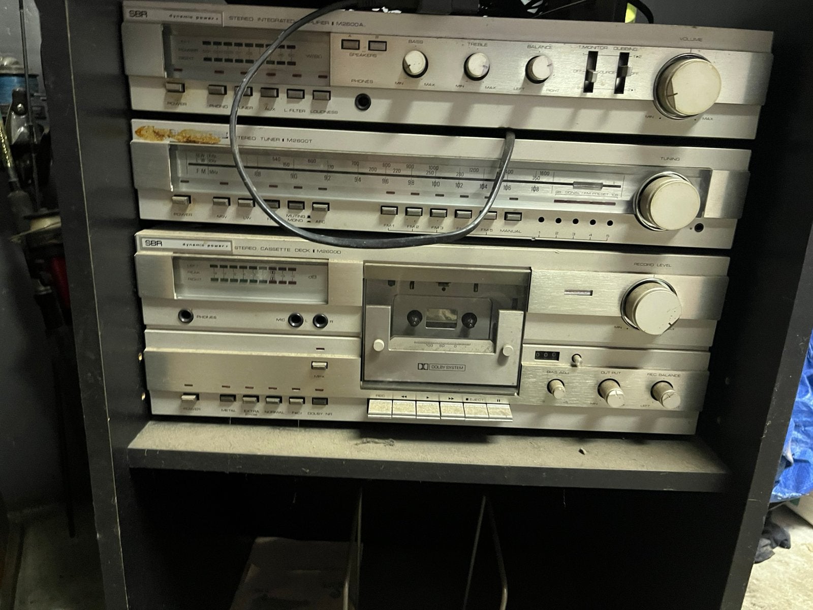 Stereoketen SBR, TV, Hi-fi & Vidéo, Enlèvement, Utilisé, Deck cassettes ou Lecteur-enregistreur de cassettes