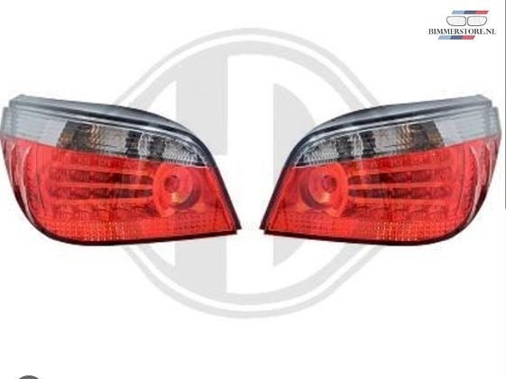 Achterlicht set Led smoke rood BMW  5 serie E60 Sedan 2003-2, -, Utilisé, -, Enlèvement ou Envoi