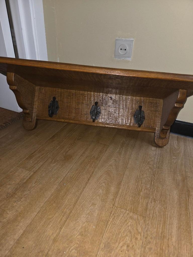 Volle eiken schapje kleerhanger, Antiek en Kunst, Ophalen