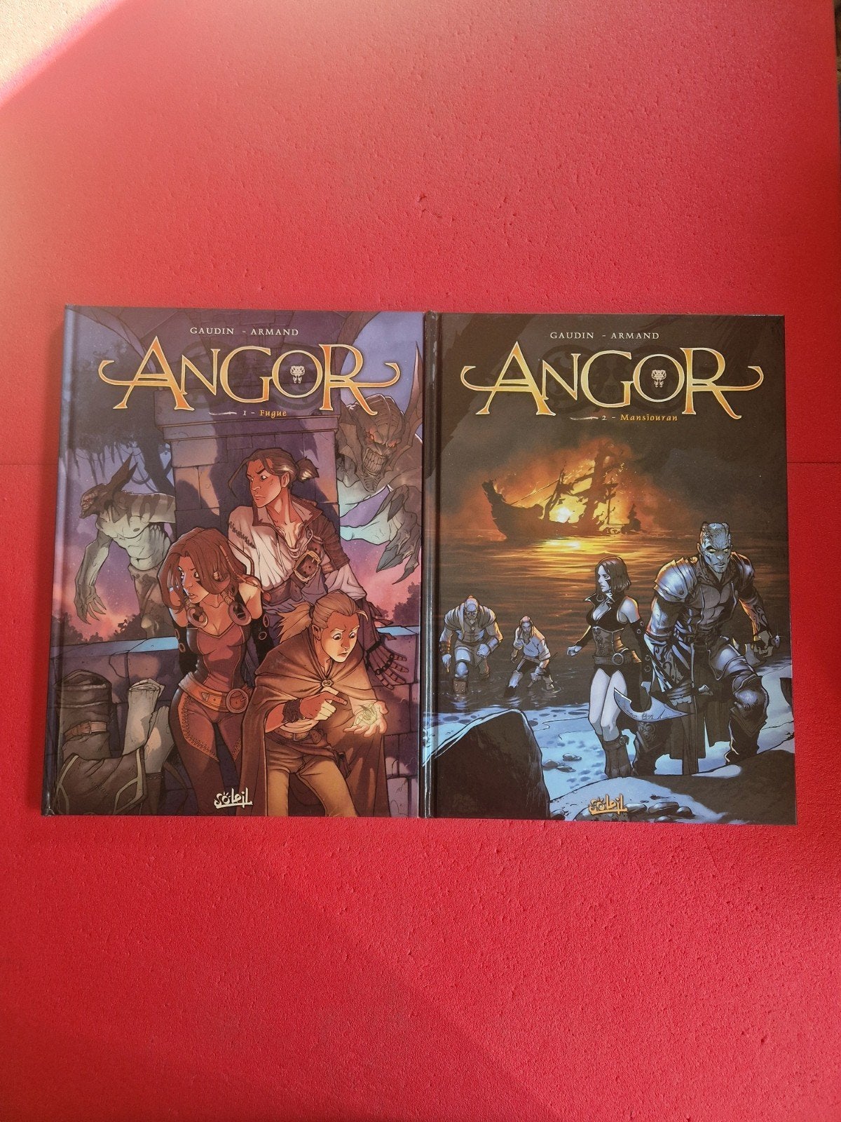 lot de 2 bd angor 1 et 2, Enlèvement ou Envoi