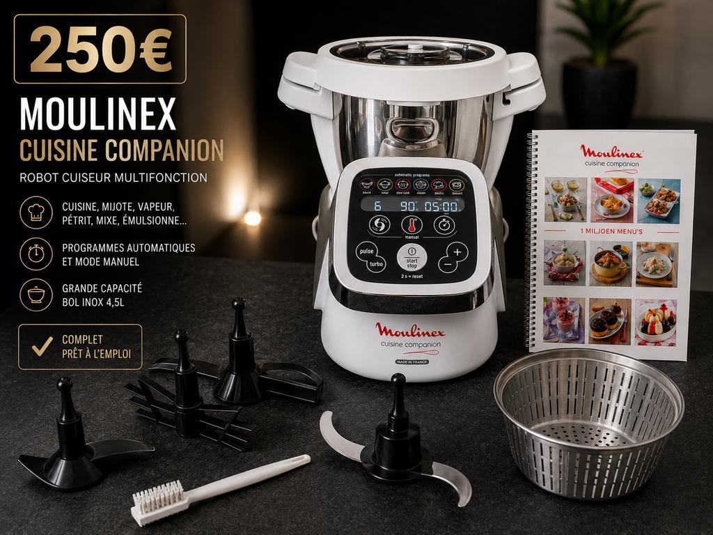 Moulinex Cuisine Companion – Très peu utilisé, Electroménager, Électroménager & Équipement Autre, Enlèvement, Comme neuf