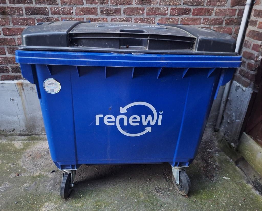 Afval container rolcontainer, Doe-het-zelf en Bouw, Containers, Ophalen