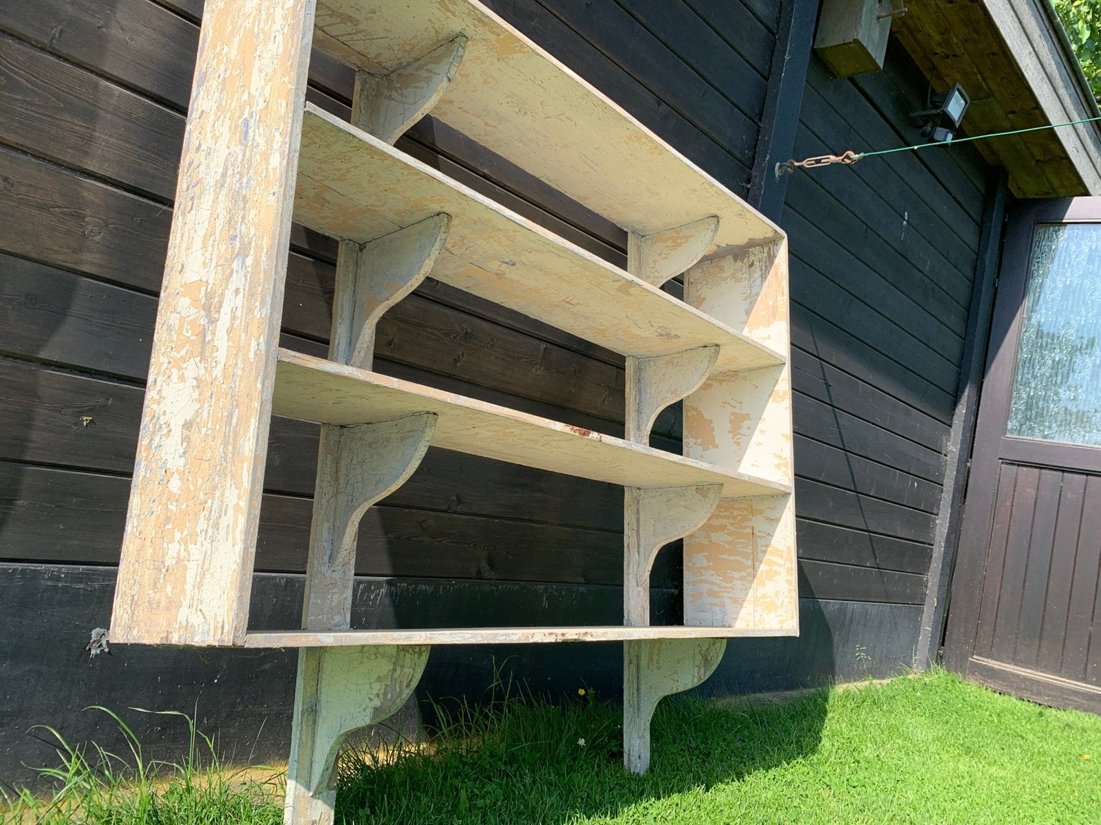 Oud en decoratief wandrek., Ophalen, Hout, Gebruikt, Landelijk