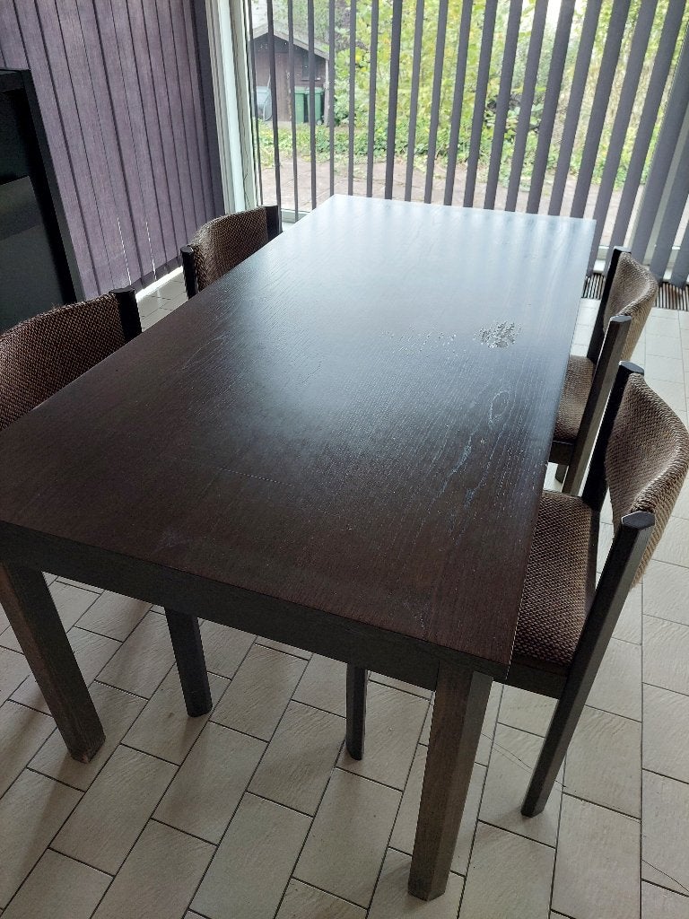 Tafel en stoelen, Huis en Inrichting, Ophalen