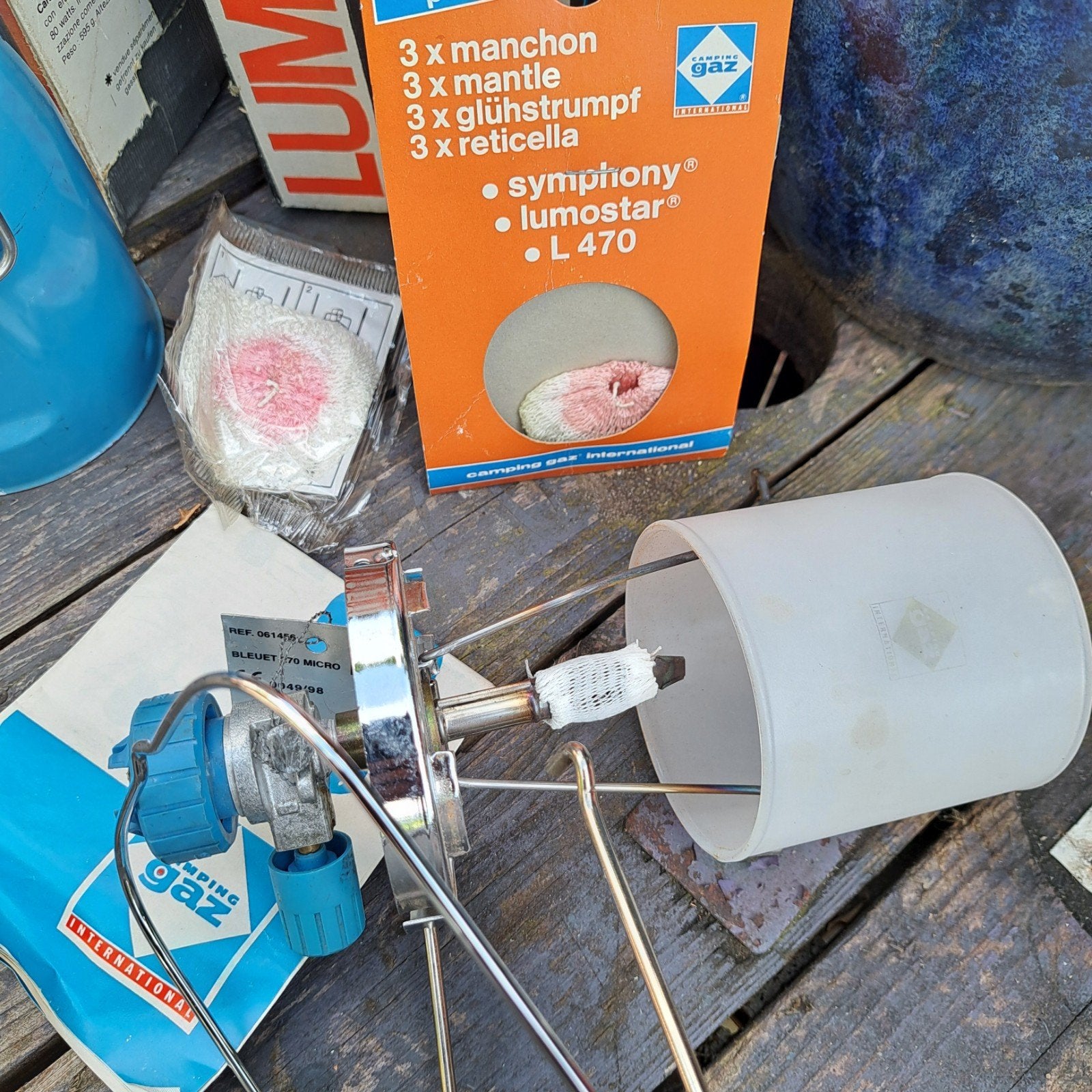 camping lampen gas, Ophalen of Verzenden