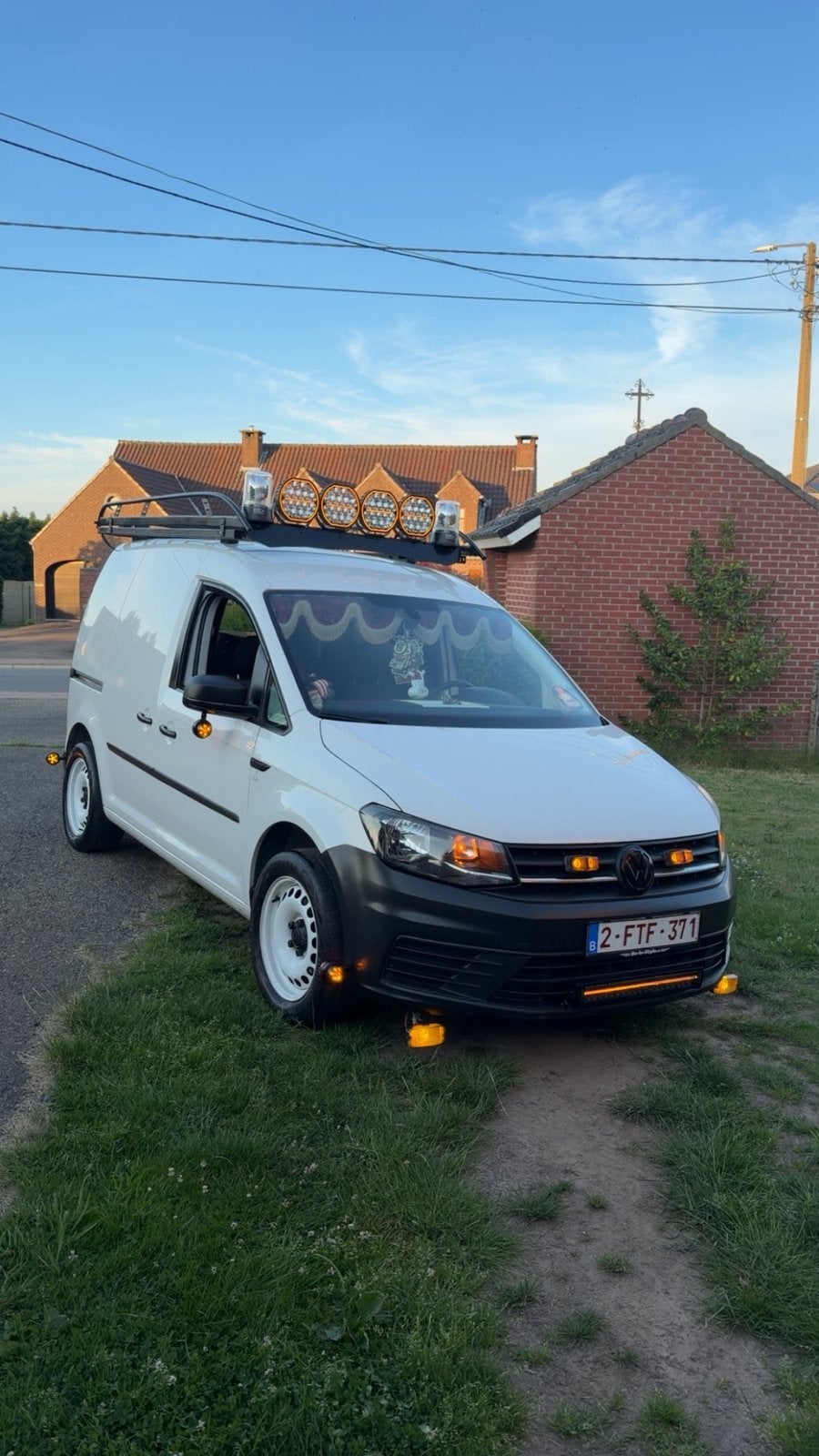 Volkswagen Caddy 2.0 TDI – 2018 Lees Beschrijving!, Autos, Camionnettes & Utilitaires, Entreprise, Airbags, Air conditionné, Alarme