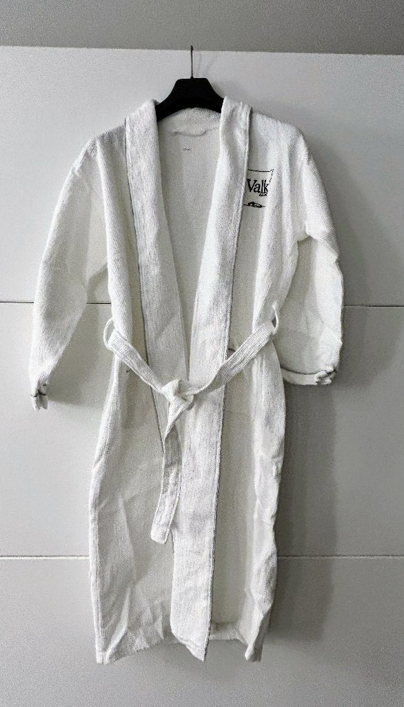 Valk Exclusief witte wafel piqué badjas, Valk Exclusief, Ophalen of Verzenden, Wit, Badjas