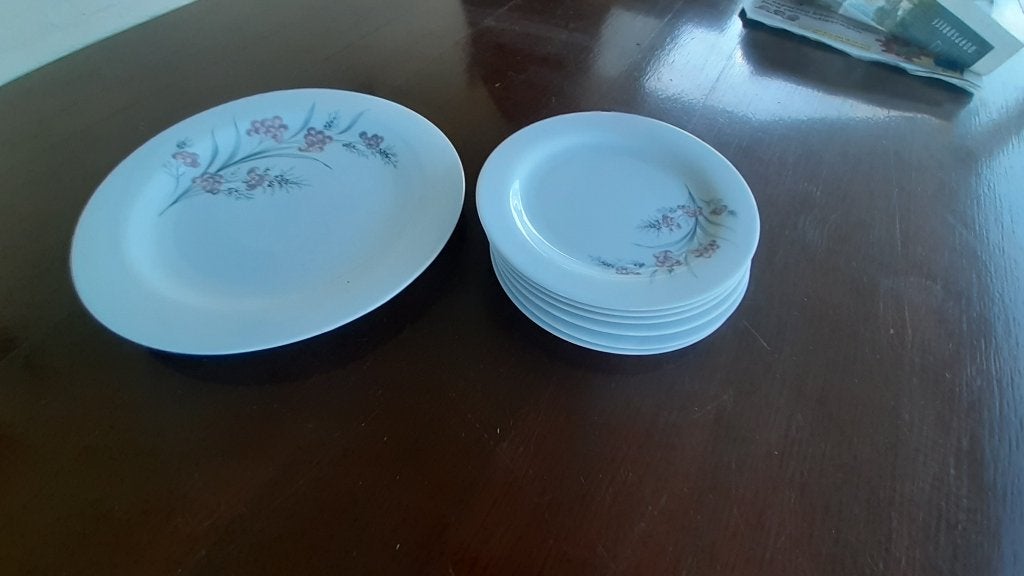 gebaksbordjes en schotel Bavaria Vohenstrauss, Ophalen of Verzenden, Zo goed als nieuw, Bord(en)