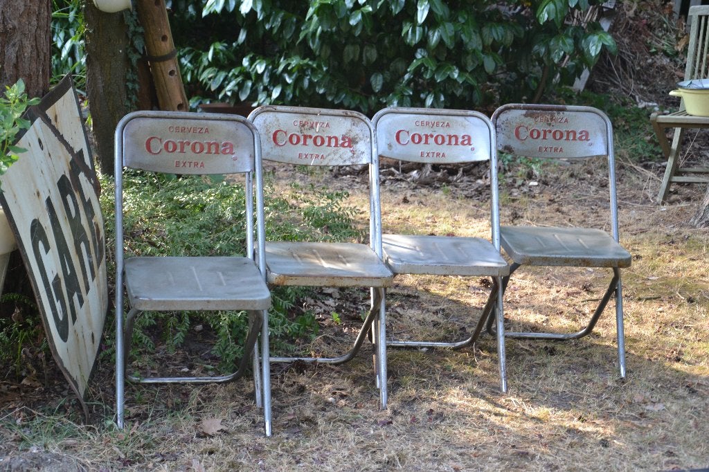 Metalen café stoelen Corona, Ophalen