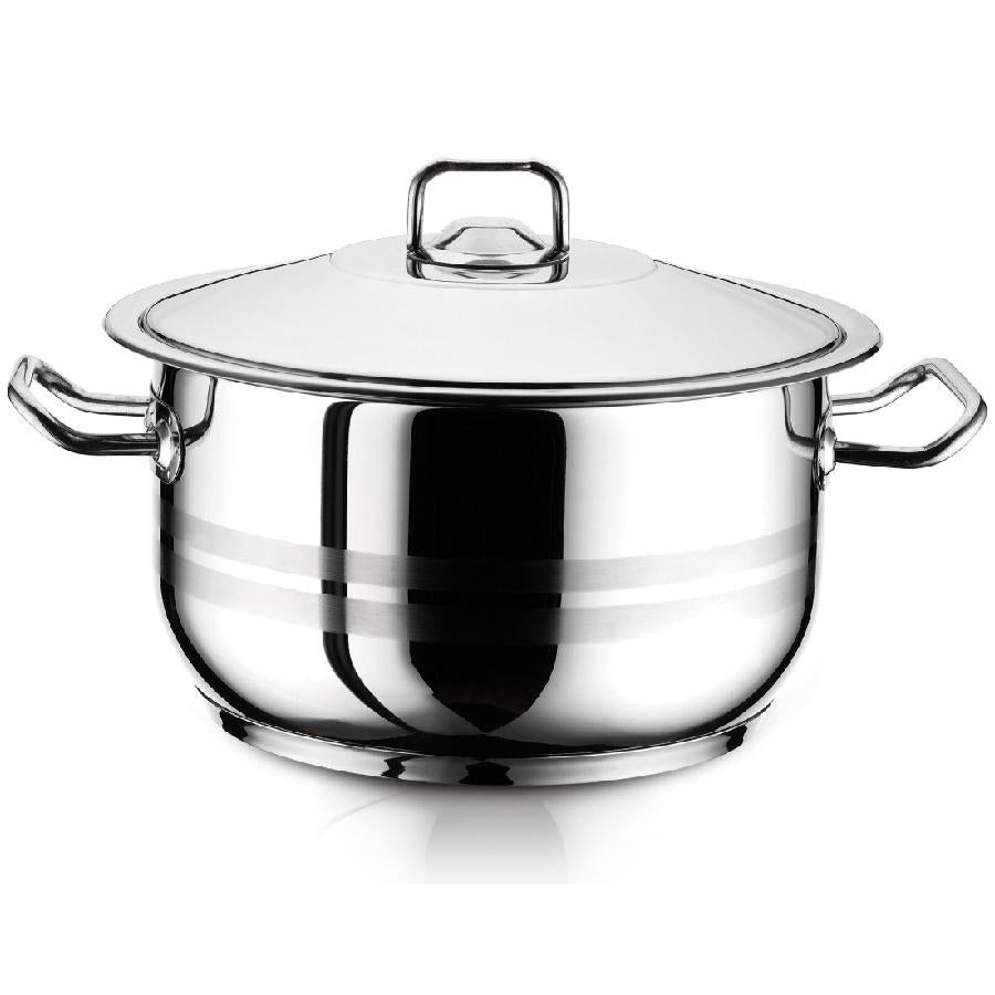 RVS kookpan met deksel, RVS (Evoks) theepot (3,2 L), Ophalen of Verzenden, Nieuw, Inox, Keramische plaat