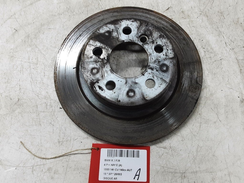 FREIN DISQUE ARRIÈRE BMW X2 (F39) (01-2017/10-2023), Mevr. I. Hauben, Utilisé, BMW, Rue de l'Espoir 34 34
4030  GRIVEGNÉE, BE
