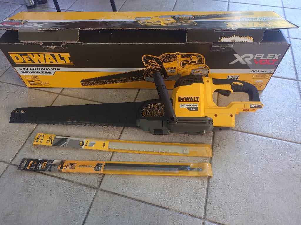 DeWALT DCS397N-XJ 54V Li-ion  accu alligatorzaag body, Enlèvement, Comme neuf