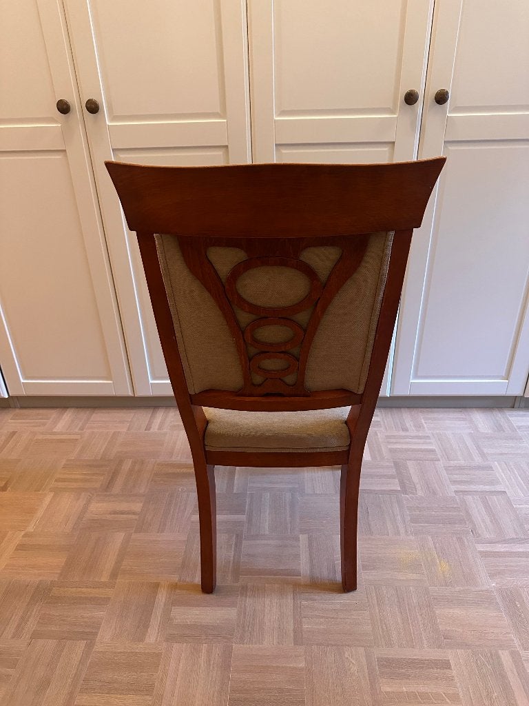 4 art deco stoelen te koop, Huis en Inrichting, Stoelen, Ophalen, Gebruikt, Art deco, Vier