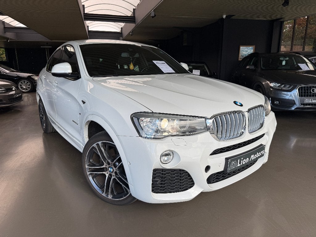 BMW X4 3.0d M-SPORT LEDER*NAVI*HEADUP*XENON*HARMAN KARDON, Auto's, Automaat, Testrit aan huis, 2993 cc, Wit