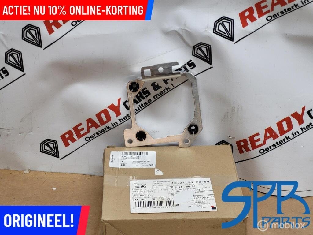 Radarsensor HOUDER STEUN LINKS Audi A4 S4 B9 '15- 8W0907573, Audi, Nieuw, Audi, Ophalen of Verzenden