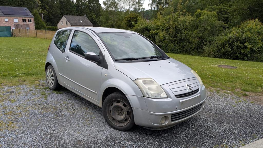 Citroen C2 1.4 benzine 108.000 km 10/2007 wegens gezondheit, Auto's, Citroën, Voorwielaandrijving, 4 zetels, Stof, 1360 cc