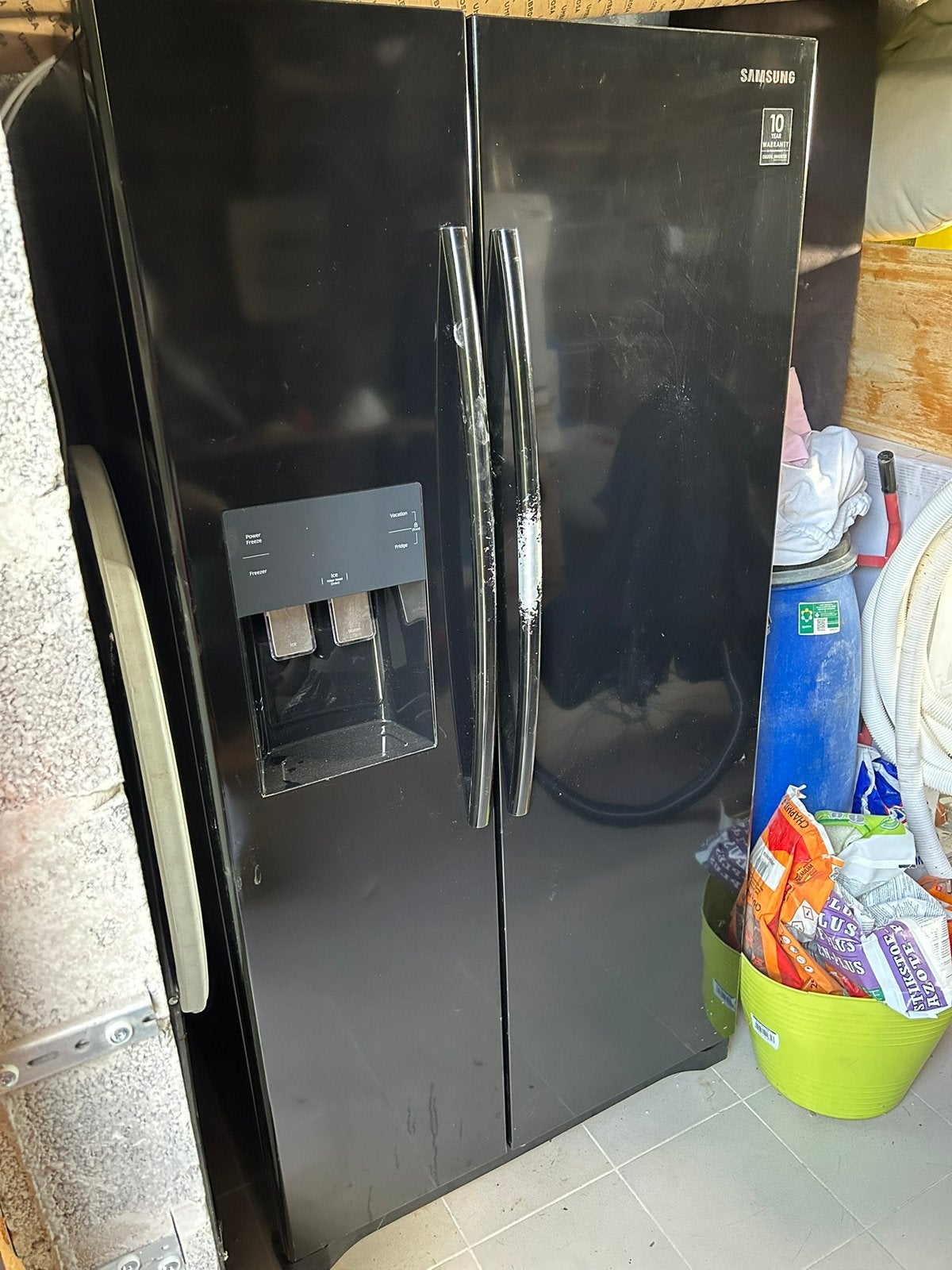 Samsung côte à côte, Electroménager, Avec compartiment congélateur, 160 cm ou plus, Enlèvement, Utilisé