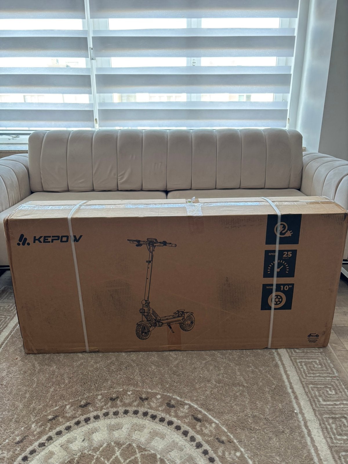 NIEUW Elektrische Step Kepow K3 - 50km/h, Ophalen of Verzenden, Nieuw, Elektrische step (E-scooter)