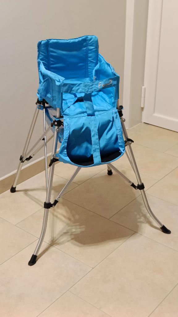 Chaise bébé pliable, Enlèvement, Comme neuf, Chaise pliante, Ceinture(s)