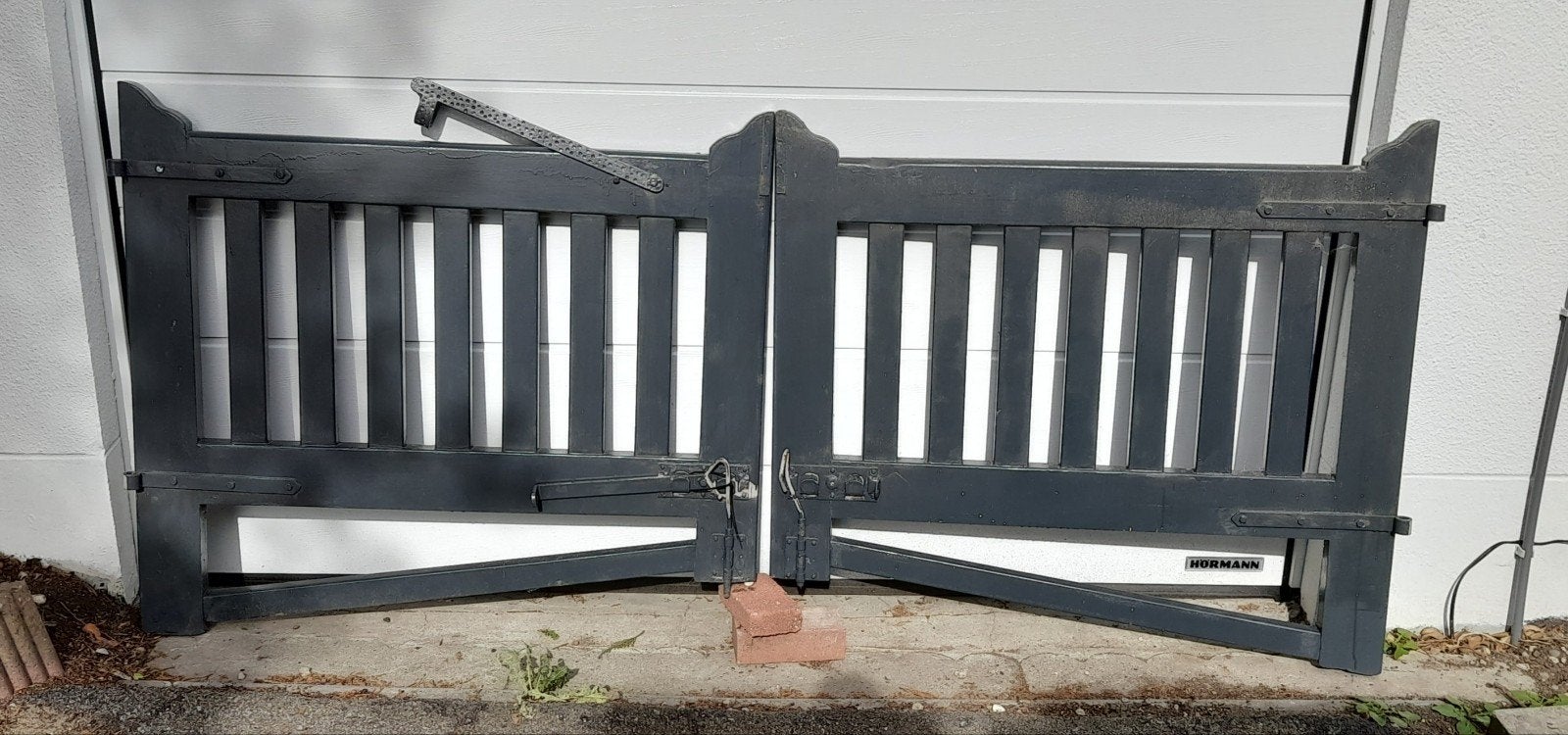portail en bois double battant, 200 cm ou plus, Portail battant, Enlèvement, Utilisé