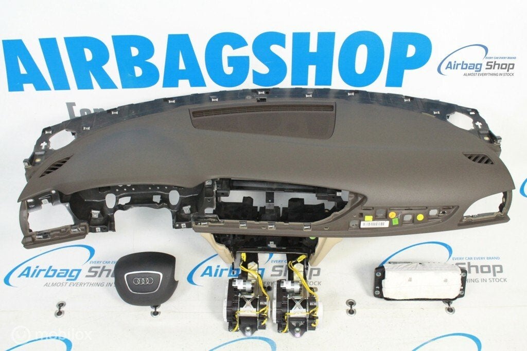 Airbag kit - Tableau de bord 4 branche brun beige Audi A6 C7, Enlèvement ou Envoi, Utilisé