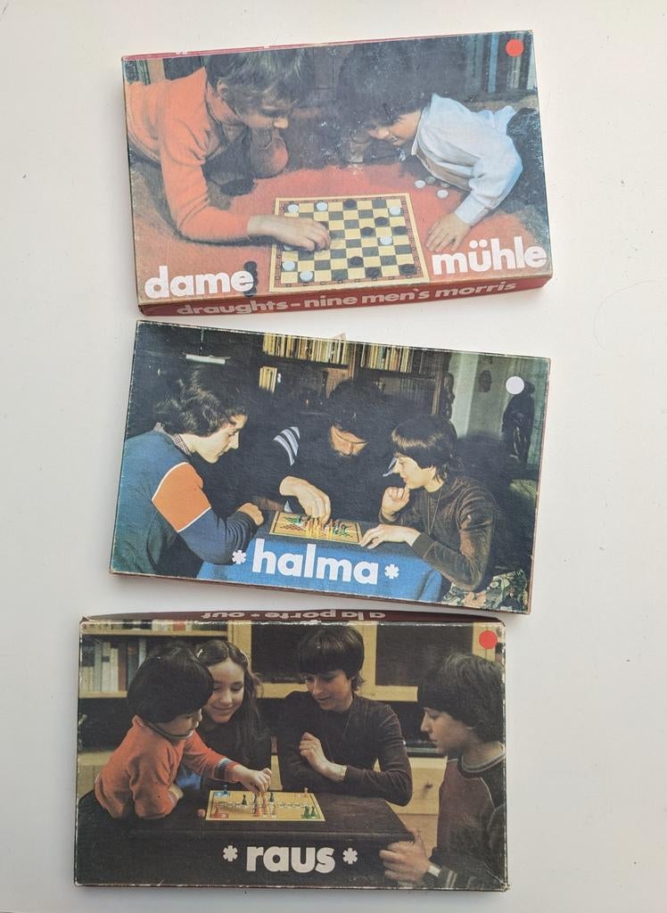 Vintage gezelschapsspellen, Hobby en Vrije tijd, Ophalen