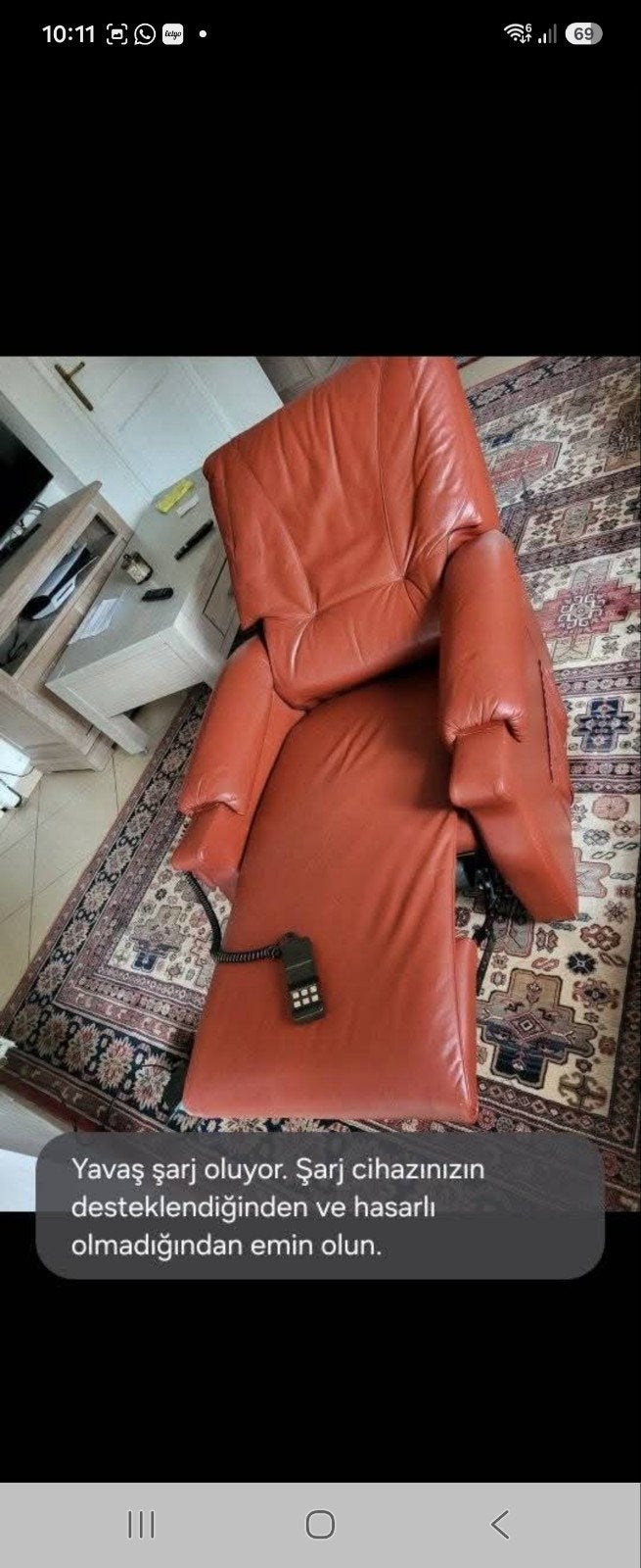 Leder relax, Ophalen of Verzenden
