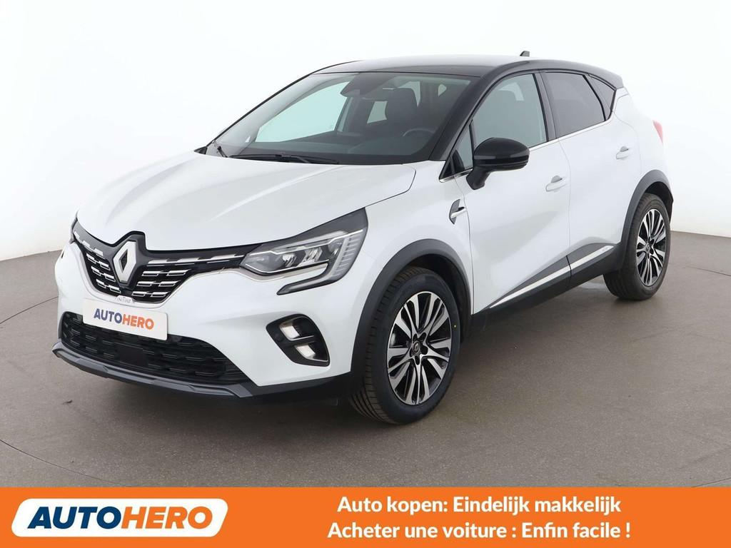 Renault Captur 1.5 BLUE dCi Auto-Ecole (bj 2020, automaat), Gebruikt, 116 pk, Wit, 5 deurs