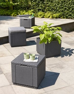 Icecube Alibert- tabouret ou table d'appoint, Enlèvement, Comme neuf