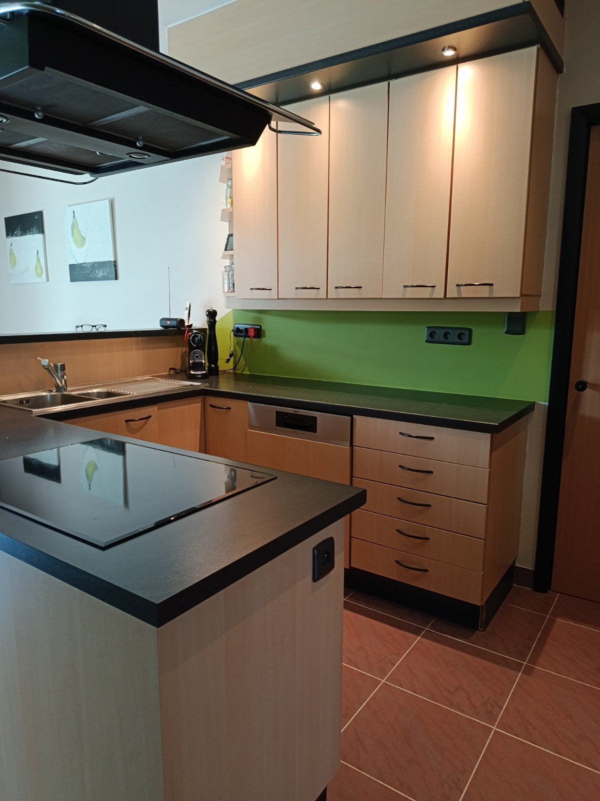 Keuken, Huis en Inrichting, Ophalen, Gebruikt, U-keuken, Bruin