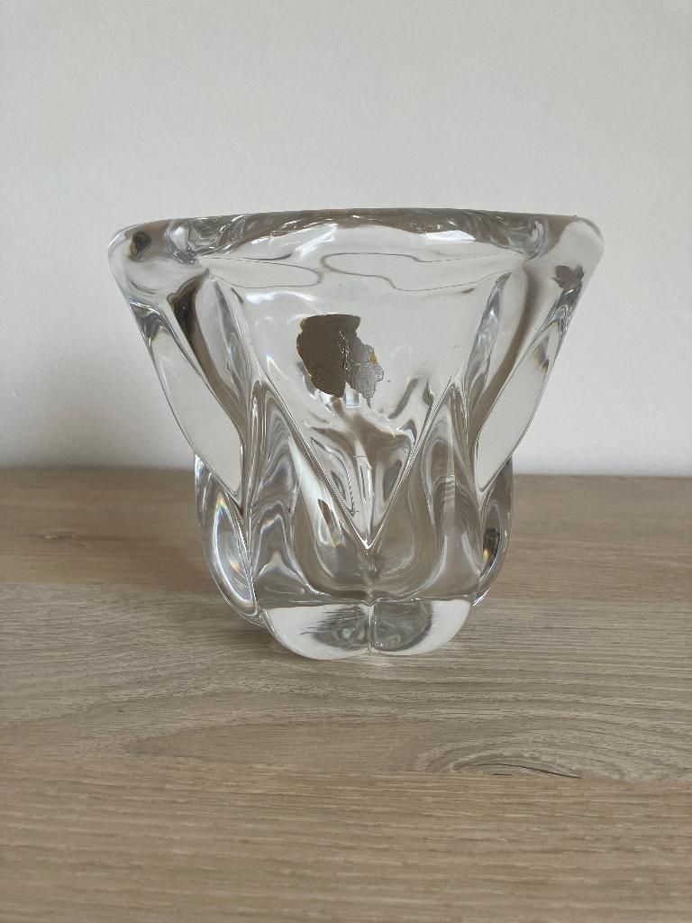 Val Saint Lambert - Vase incolore 1, Antiquités & Art, Enlèvement