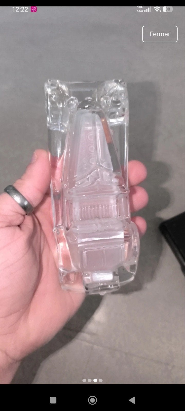 Mercedes Benz 500k cristal givré 1/24, Enlèvement ou Envoi