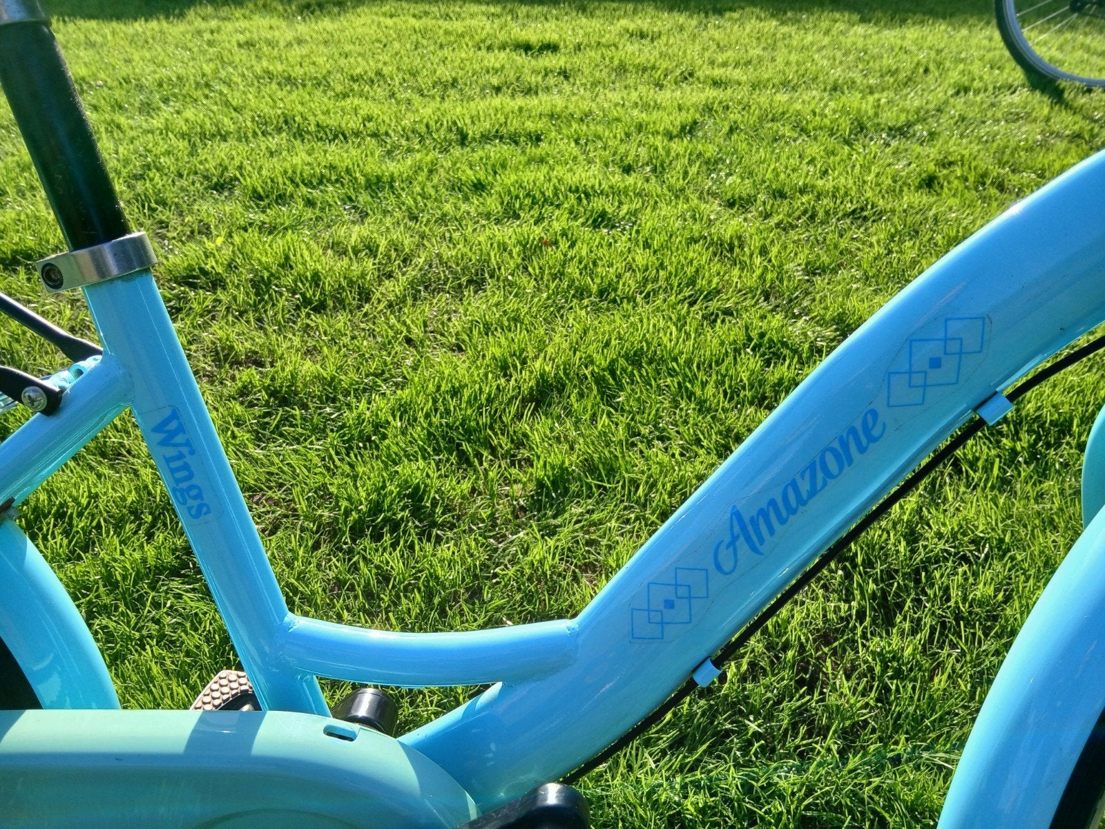 Blauwe meisjesfiets . Merk wings 20 inch, Ophalen, 20 inch