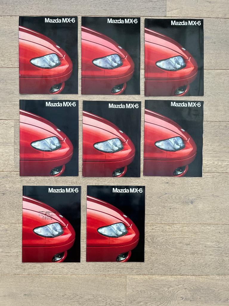 BROCHURES MAZDA MX-6, Livres, Autos | Brochures & Magazines, Enlèvement ou Envoi, Utilisé, Mazda