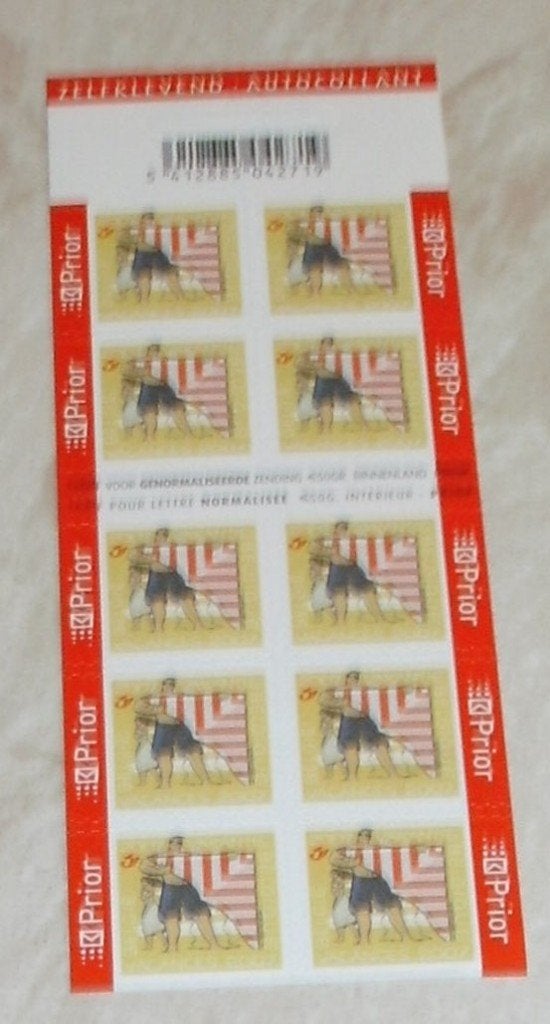 1 boekje B75 strandvlieger zomerzegels, Frankeerzegel, Ophalen of Verzenden, Zonder stempel, Postfris