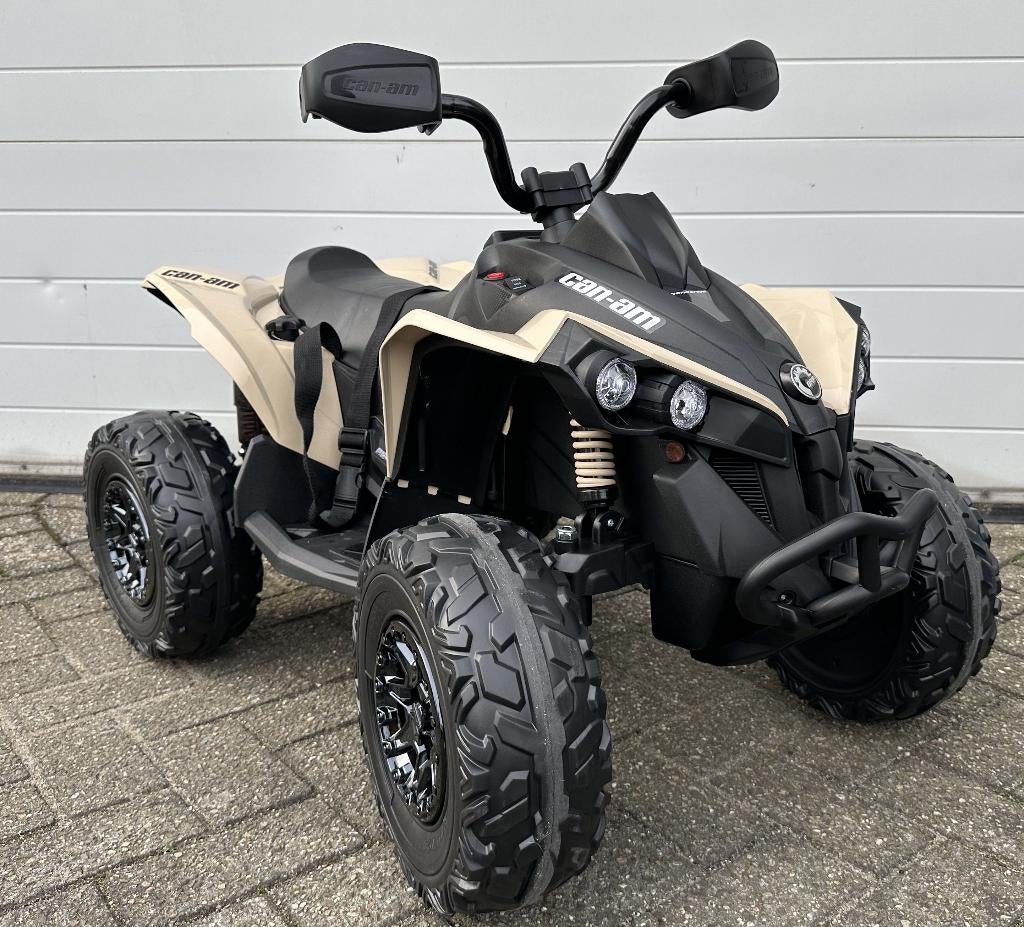 can-am Renegade 12v Quad Khaki – Rubberband - BT - RADIO, Enlèvement ou Envoi, Neuf