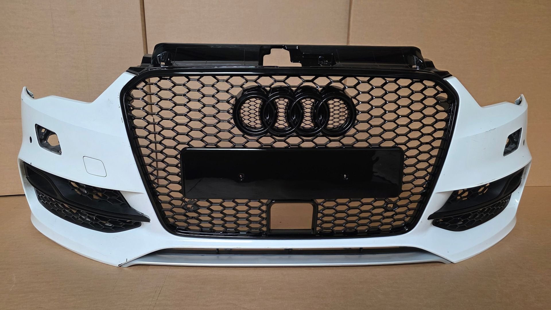 Voorbumper Audi A3 8V S-line S3 6xPDC KLS Limousine /Cabrio, Gebruikt, -, Voor, Ophalen of Verzenden