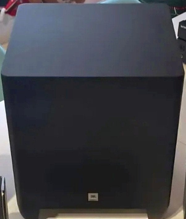 Subwoofer actif : JBL Cine 510 - 60w + câble d'alimentation, 60 à 120 watts, Bass-reflex, Utilisé, Subwoofer