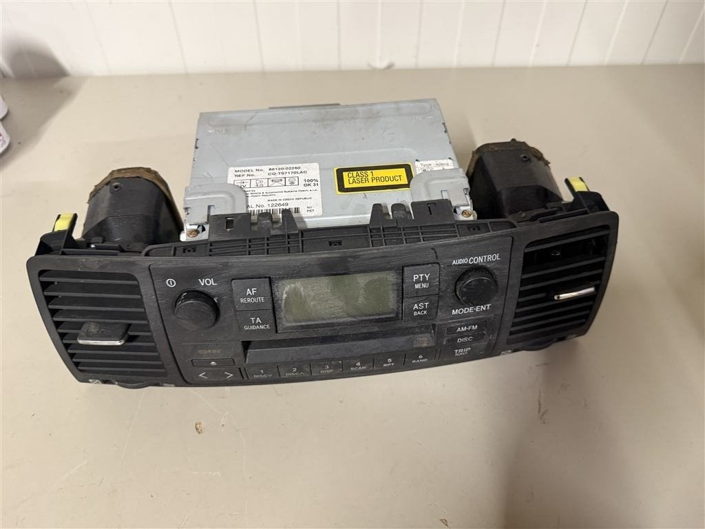 Toyota Corolla 2004 MK9 CD-Speler Stereo 86120-02260, Ophalen of Verzenden, Zo goed als nieuw
