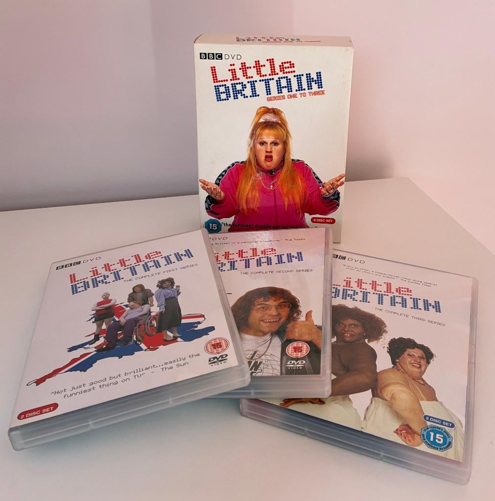 Little Britain, Cd's en Dvd's, Vanaf 16 jaar, Ophalen, Zo goed als nieuw